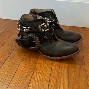 Freebird Saloon Booties Size 7